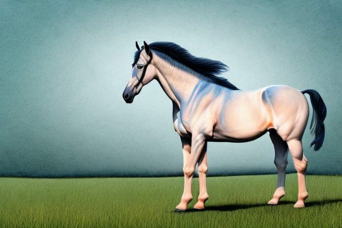 A marwari horse in a field in kroonstad