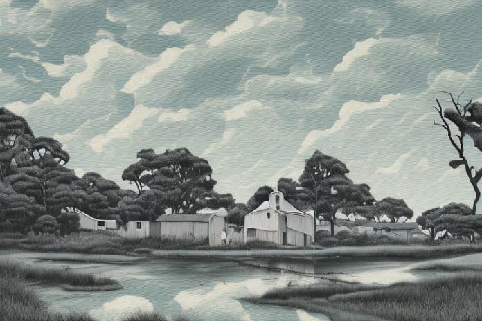 A cleveland bay horse in a rural setting in port alfred