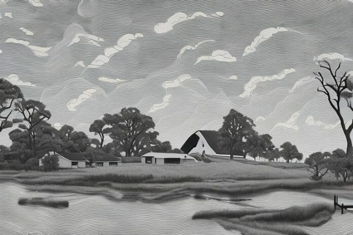 A cleveland bay horse in a rural setting in secunda
