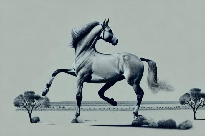 A trakehner horse in a colesberg