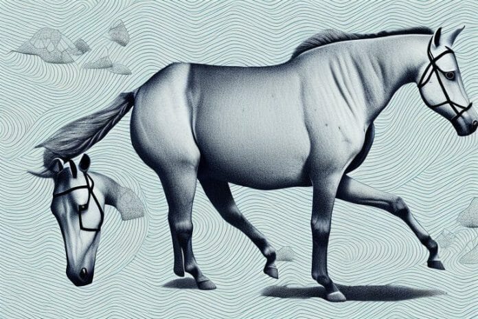 A kathiawari horse in a modimolle