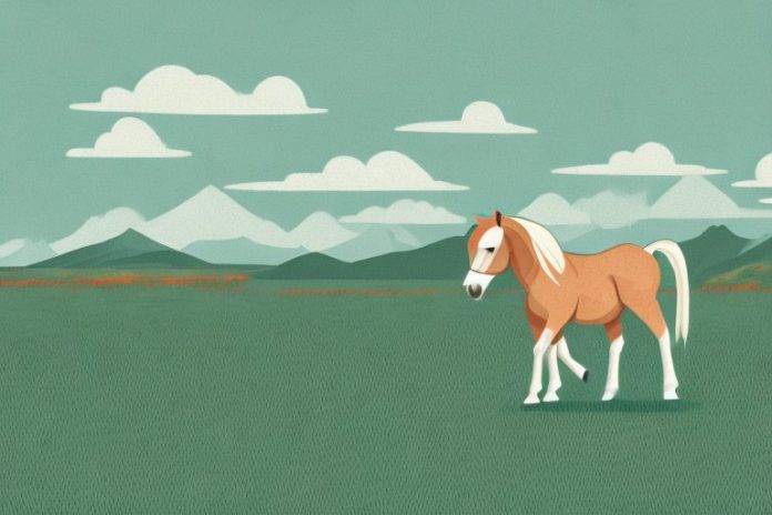 A connemara pony in a rural tongaat landscape