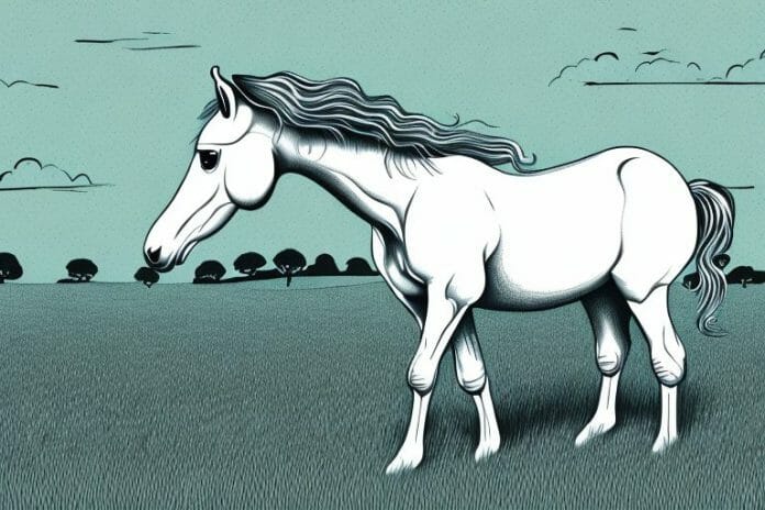 A horse in a field in uitenhage