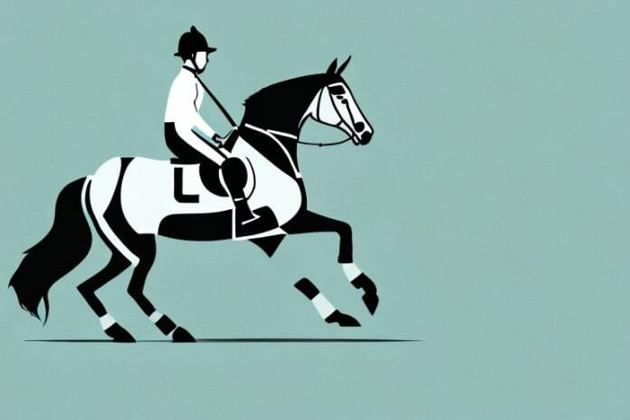 An irish sport horse in a gauteng