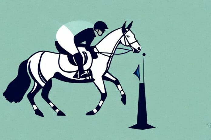 An irish sport horse in a south african landscape