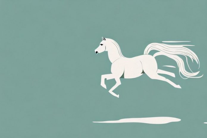 A connemara pony galloping through a scenic landscape in port elizabeth