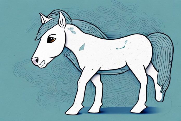 A connemara pony in an east london setting