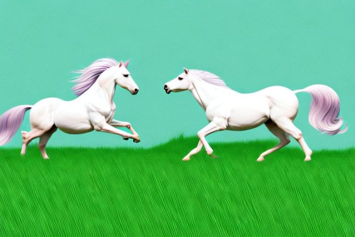 A connemara pony galloping through a grassy meadow in vanderbijlpark