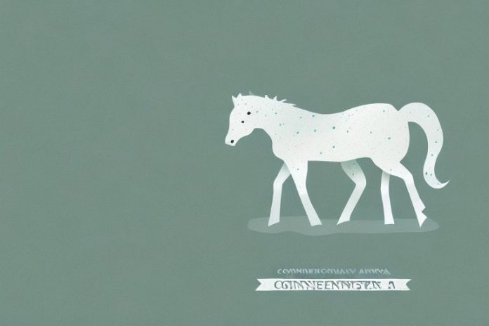A connemara pony in a postmasburg landscape