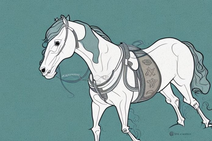 An irish draught horse in kroonstad