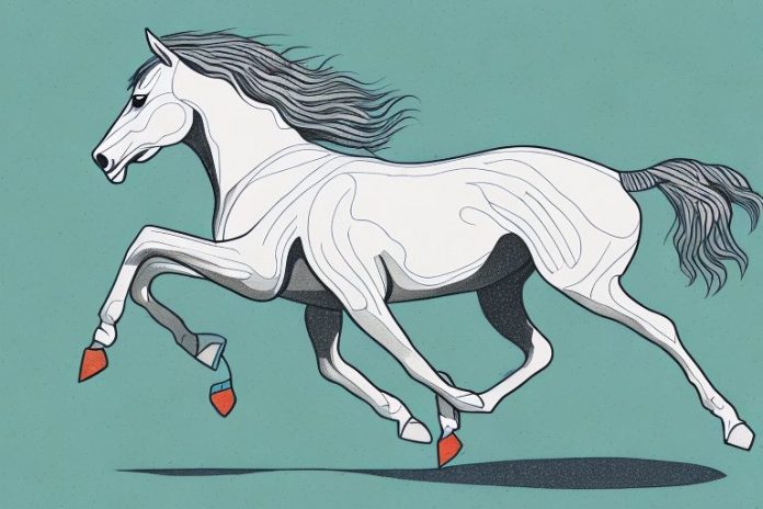 A cleveland bay horse galloping through a scenic landscape in vanderbijlpark