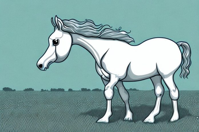 A cleveland bay horse in a field in randburg