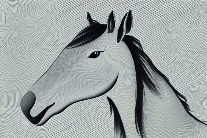 A horse in the black forest of mokopane