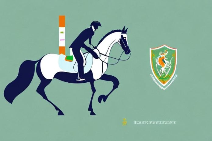 An irish sport horse in a kwamashu landscape