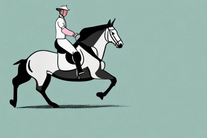 An irish sport horse galloping through a picturesque landscape in king william's town