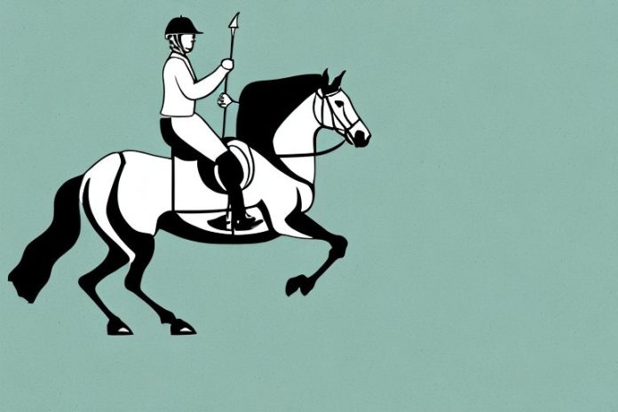 An irish sport horse galloping through a picturesque landscape in paarl