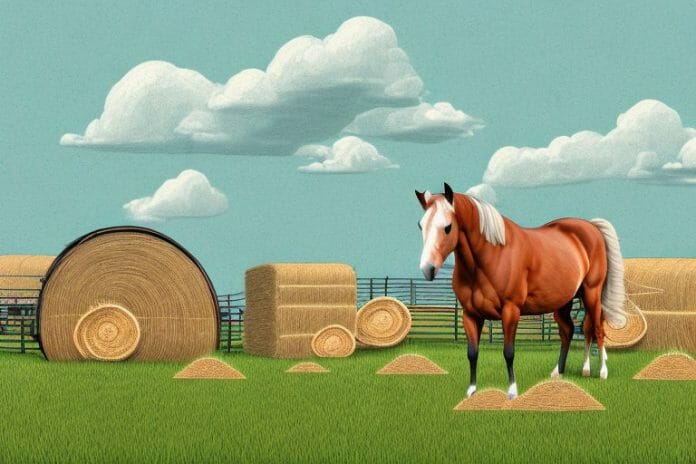 A horse in a stable