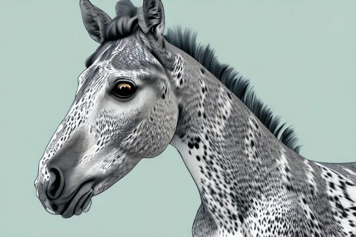 An appaloosa horse in a natural setting