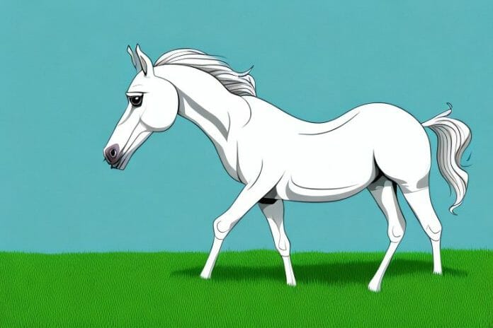 An arabian horse in a grassy field in centurion