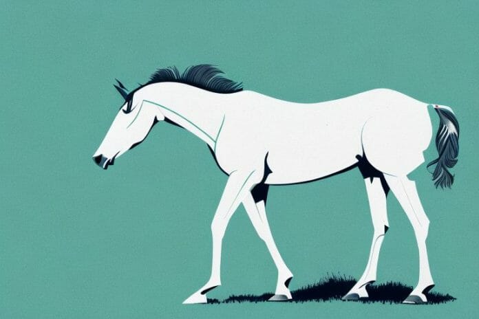 A thoroughbred horse in a field in amanzimtoti