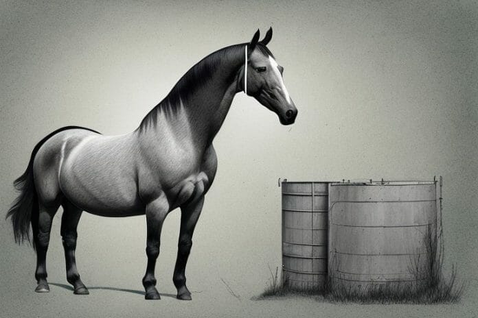 A morgan horse in a rural setting in umhlanga