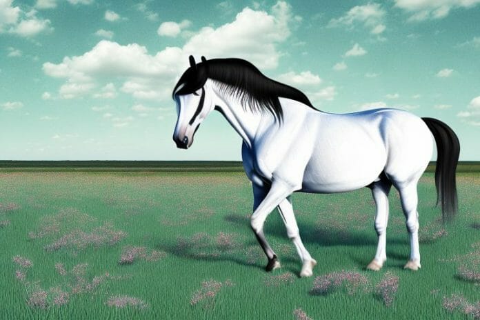 A morgan horse in a field in bloemfontein