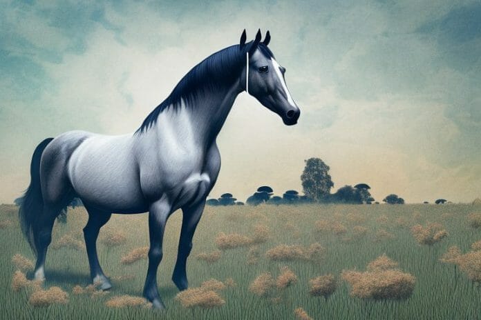 A morgan horse in a field in pretoria