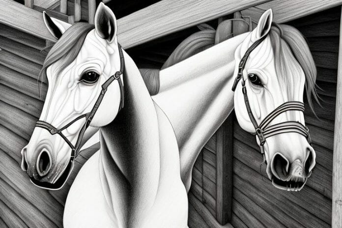 A morgan horse in a stable in de aar
