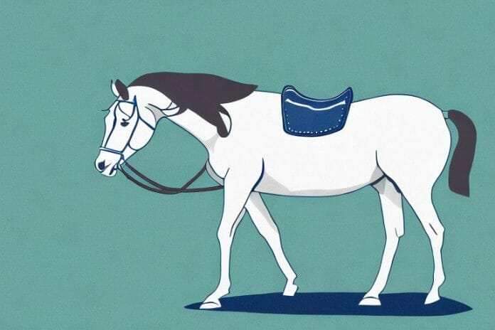 A kentucky mountain saddle horse in its natural environment in uitenhage