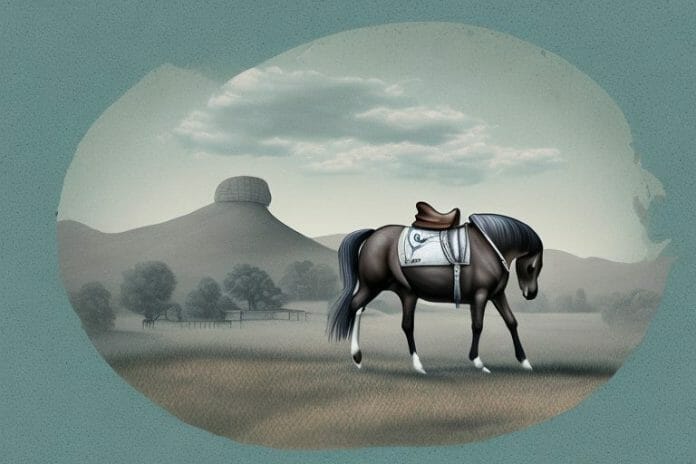 A kentucky mountain saddle horse in a rural setting in vanderbijlpark