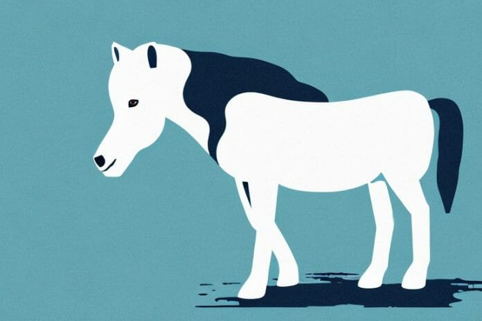 An icelandic horse in a south african landscape
