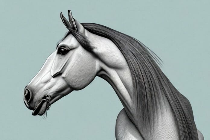 An andalusian horse in a gauteng