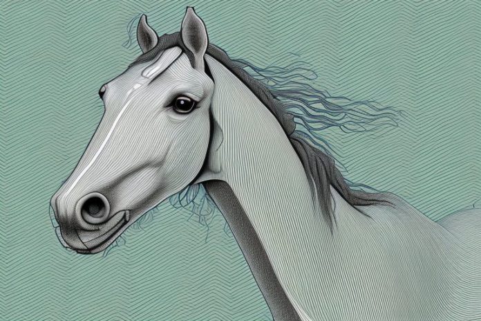A hackney horse in a rural british setting