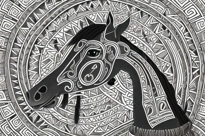 An azteca horse in a rural setting in tongaat