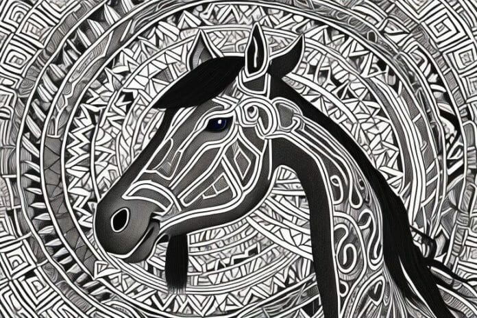 An azteca horse in a rural setting in free state