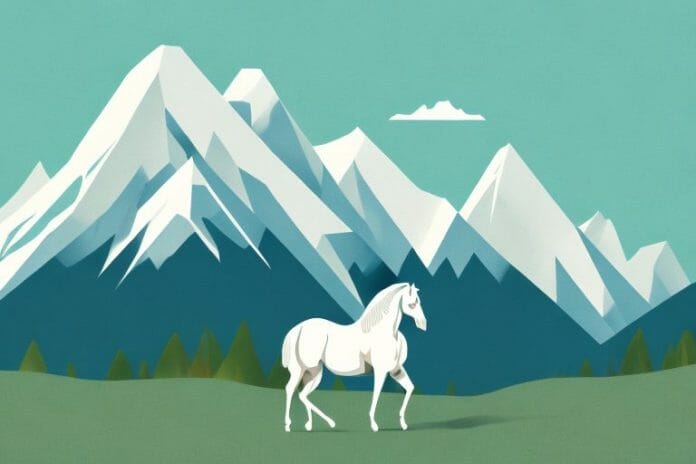 A horse in an outdoor setting