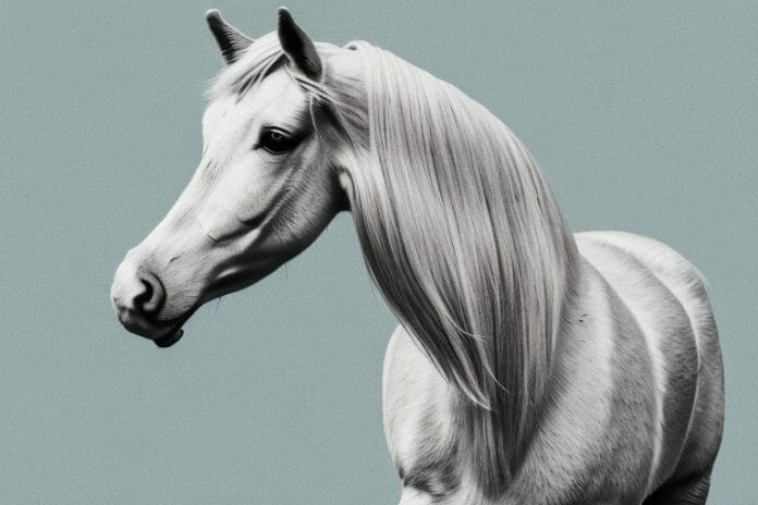 A haflinger horse in a rural setting in port shepstone