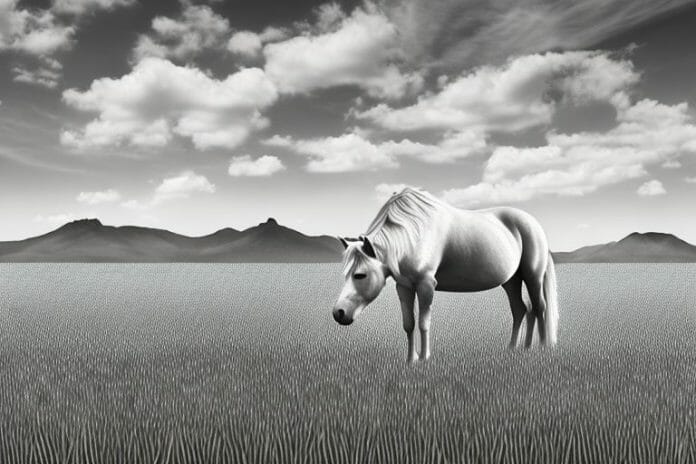 A haflinger horse standing in a field in paarl