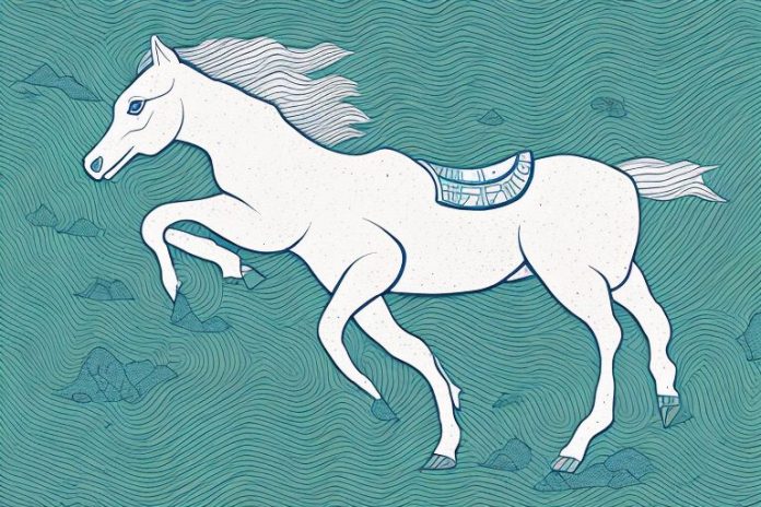 A cleveland bay horse in the umhlanga landscape