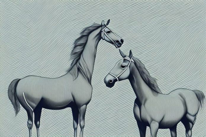A cleveland bay horse in a rural south african setting