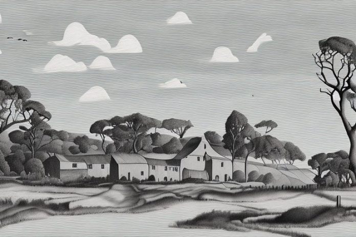 A cleveland bay horse in a rural setting in somerset west