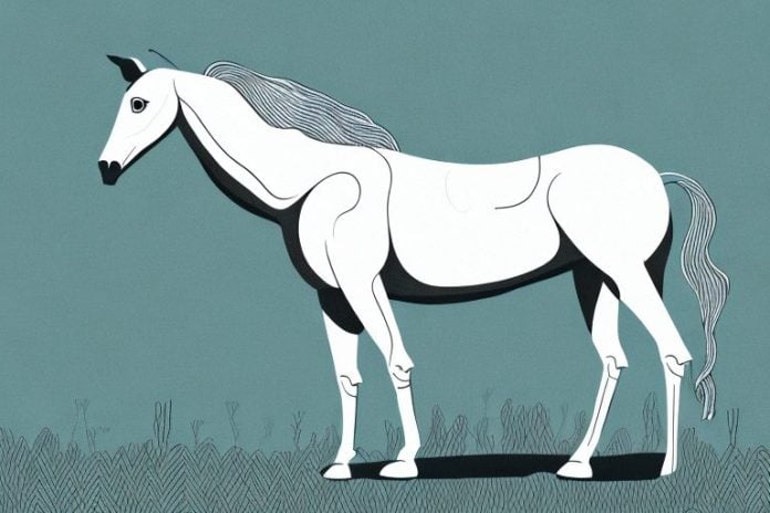A kathiawari horse in a field in ballito