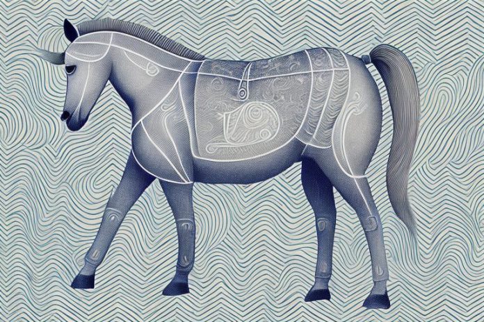 A kathiawari horse in its natural habitat in king william's town