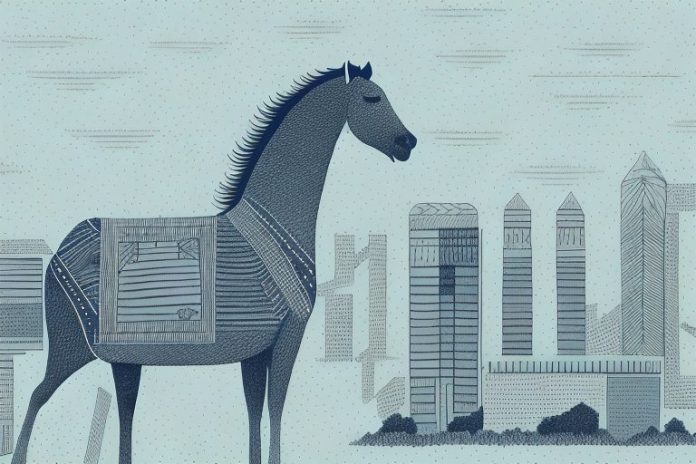 A kathiawari horse in a johannesburg landscape