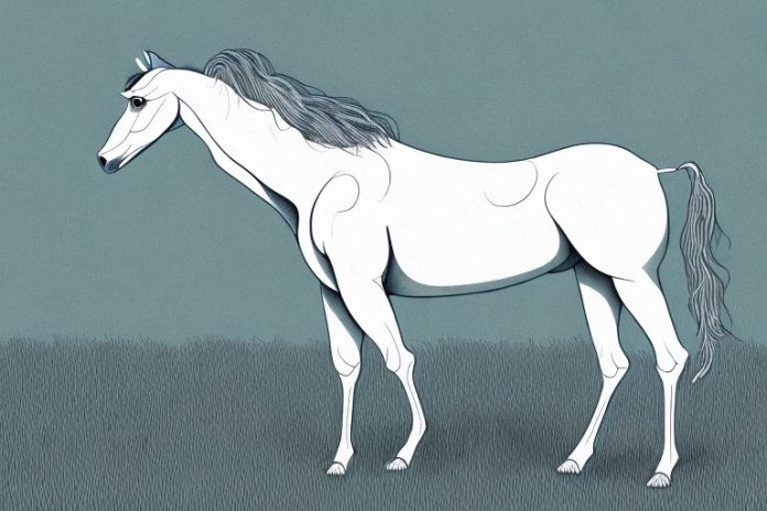 A kathiawari horse in a field in hazyview