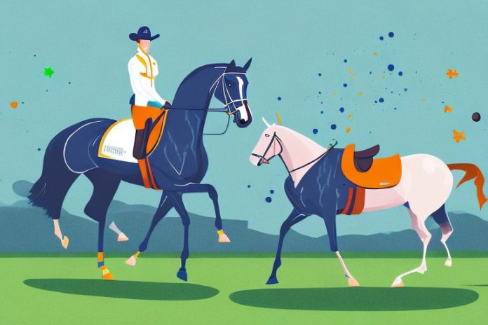 An irish sport horse in a scenic outdoor setting in durban