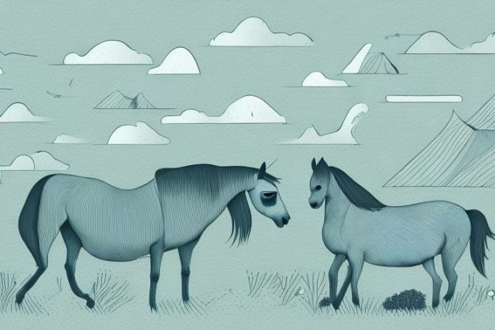 A horse in an east london