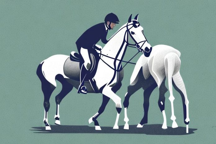 An irish sport horse in a rural setting in gauteng