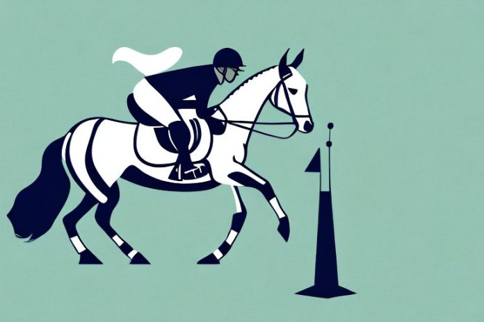 An irish sport horse in a south african landscape