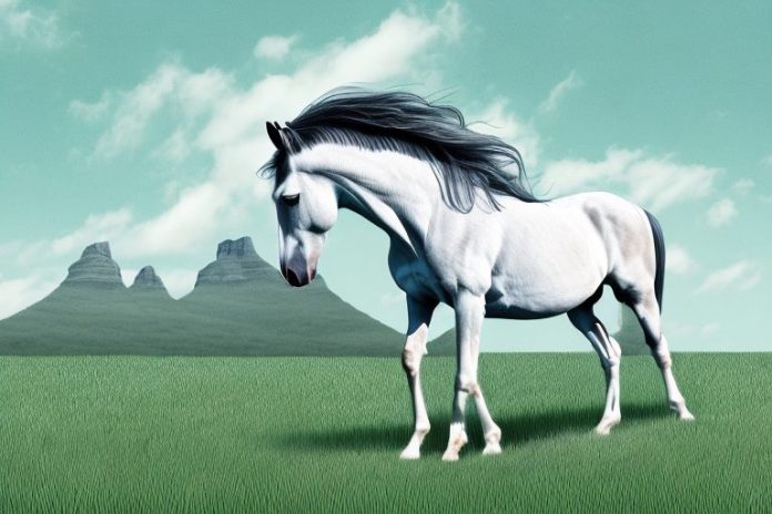 A horse in a field in port shepstone